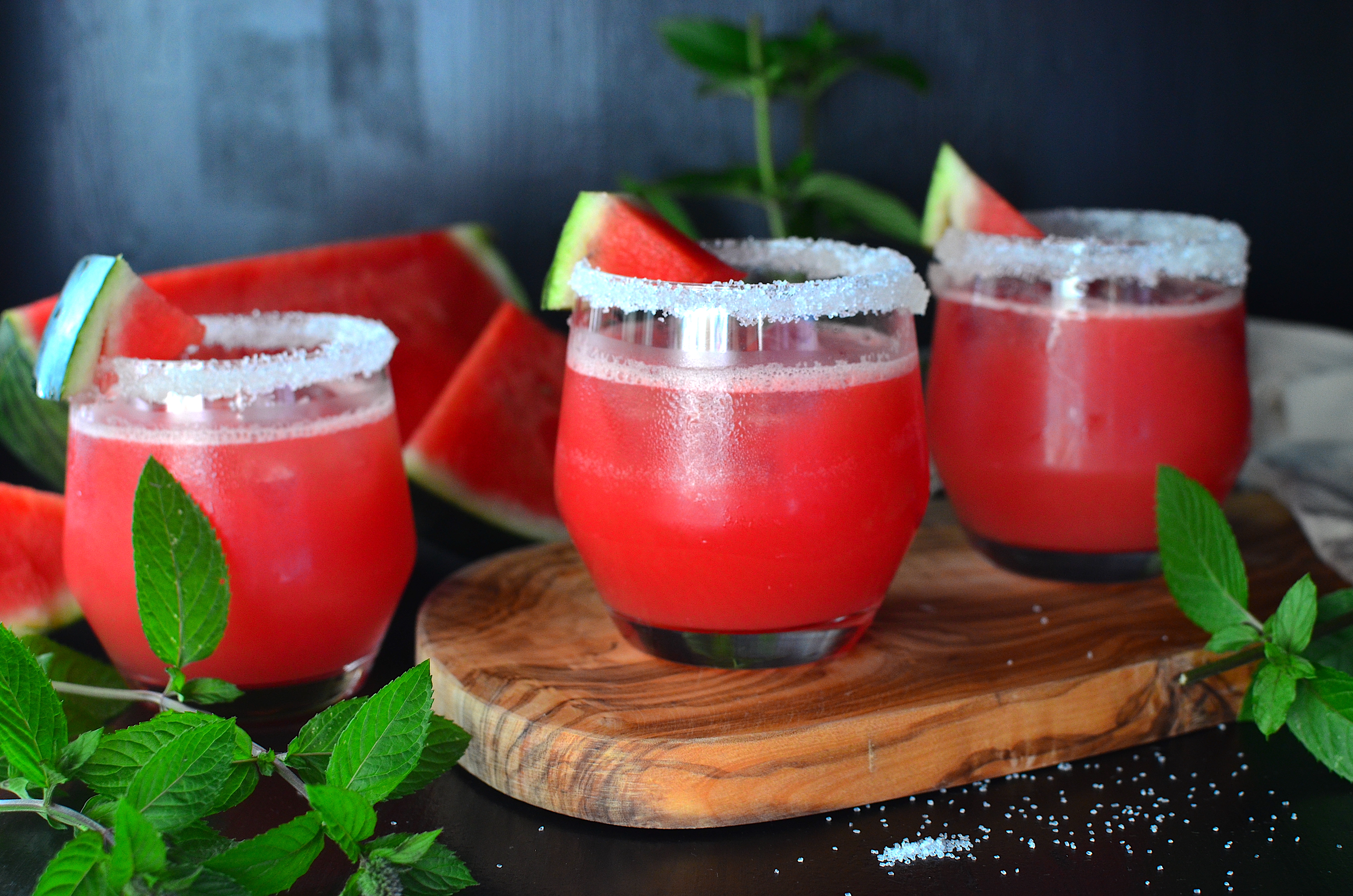 Rezept: Sommerliche Wassermelonen-Margarita mit nur 3 Zutaten 0 (0)
