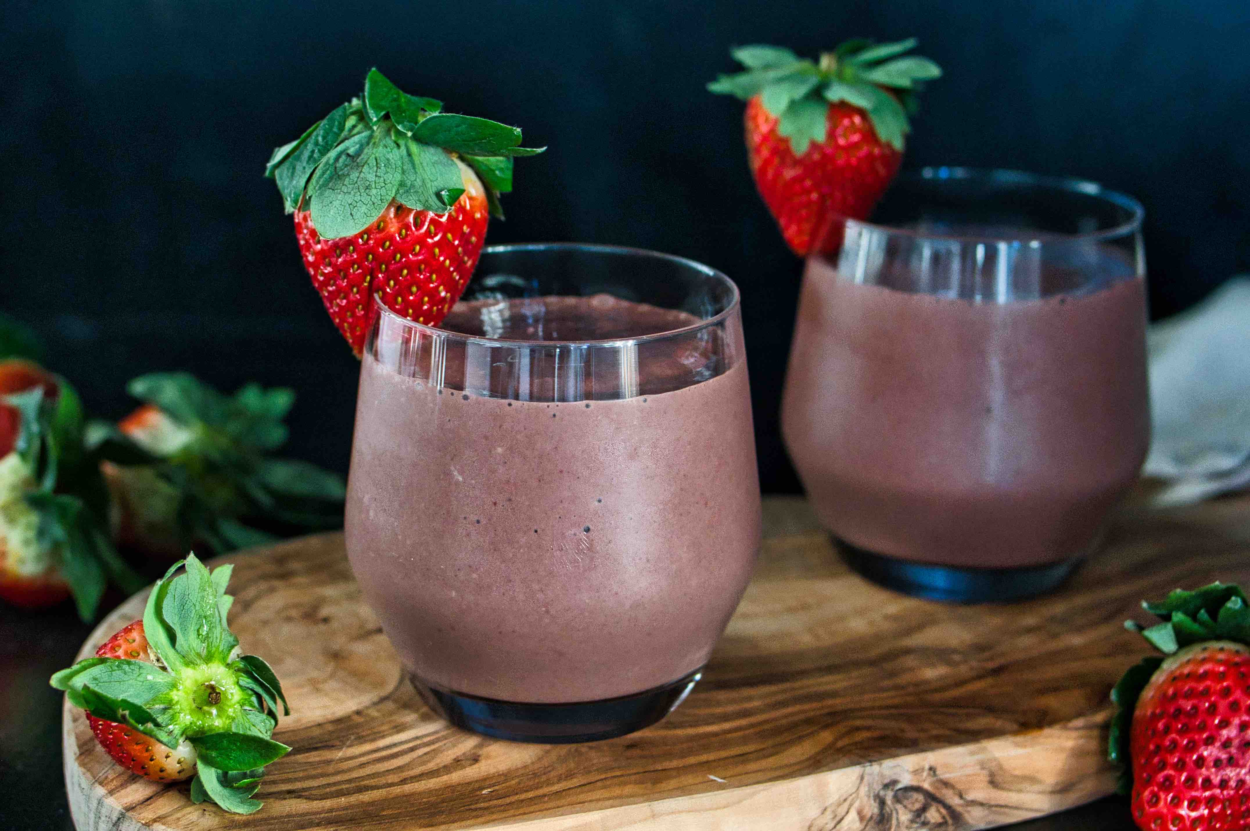 Rezept: Schokoladen-Erdbeer Smoothie 4.8 (61)