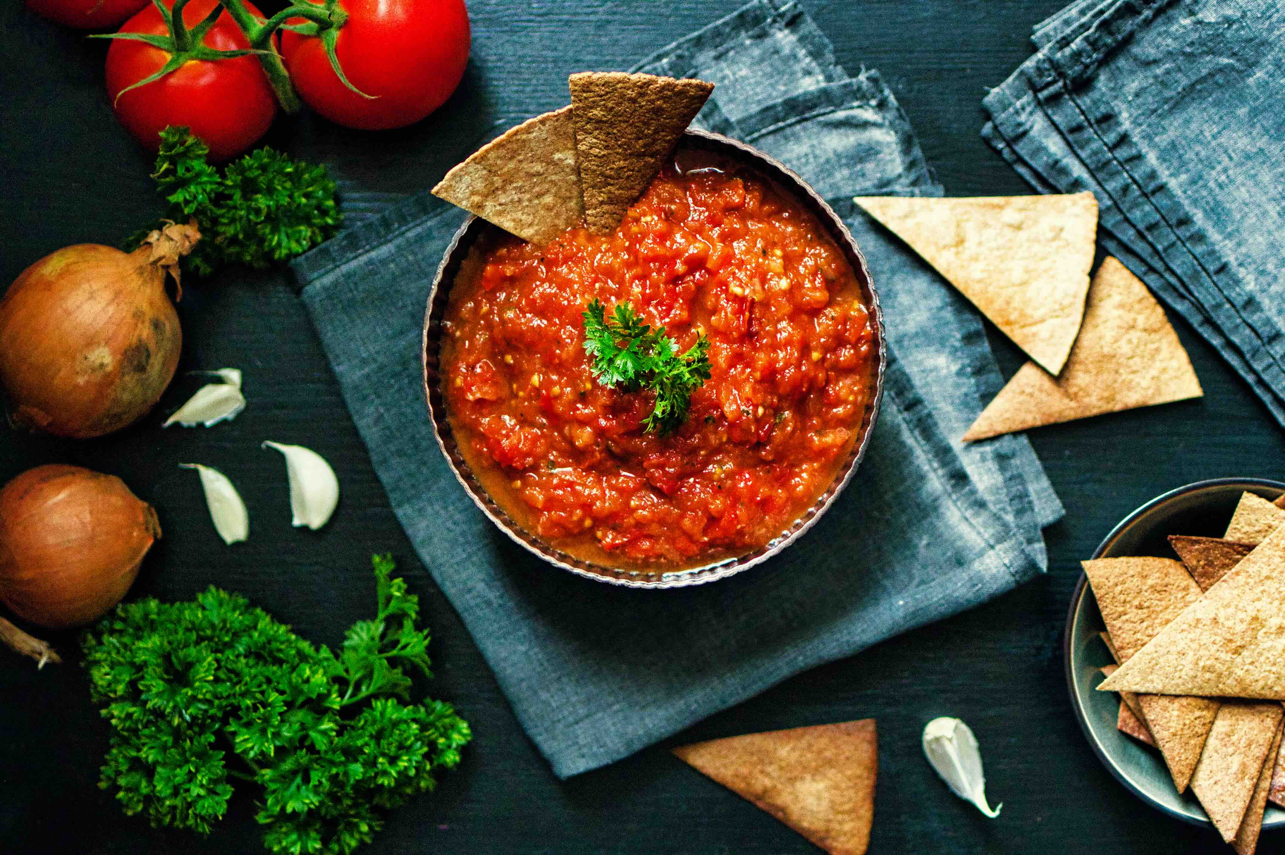 Rezept: Geröstete Tomaten-Salsa 4.8 (45)