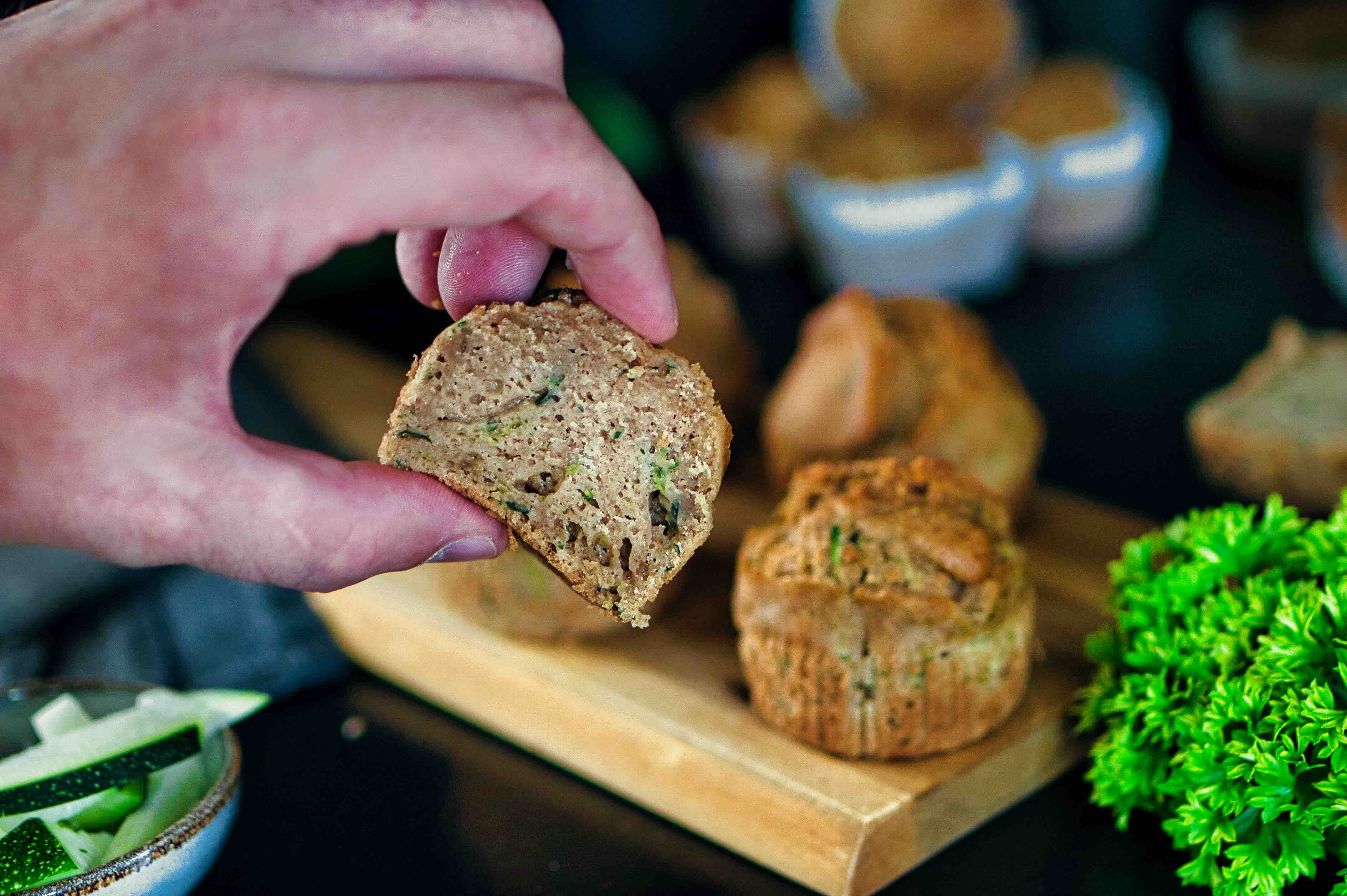 Rezept: Gesunde Zucchini-Muffins 0 (0)