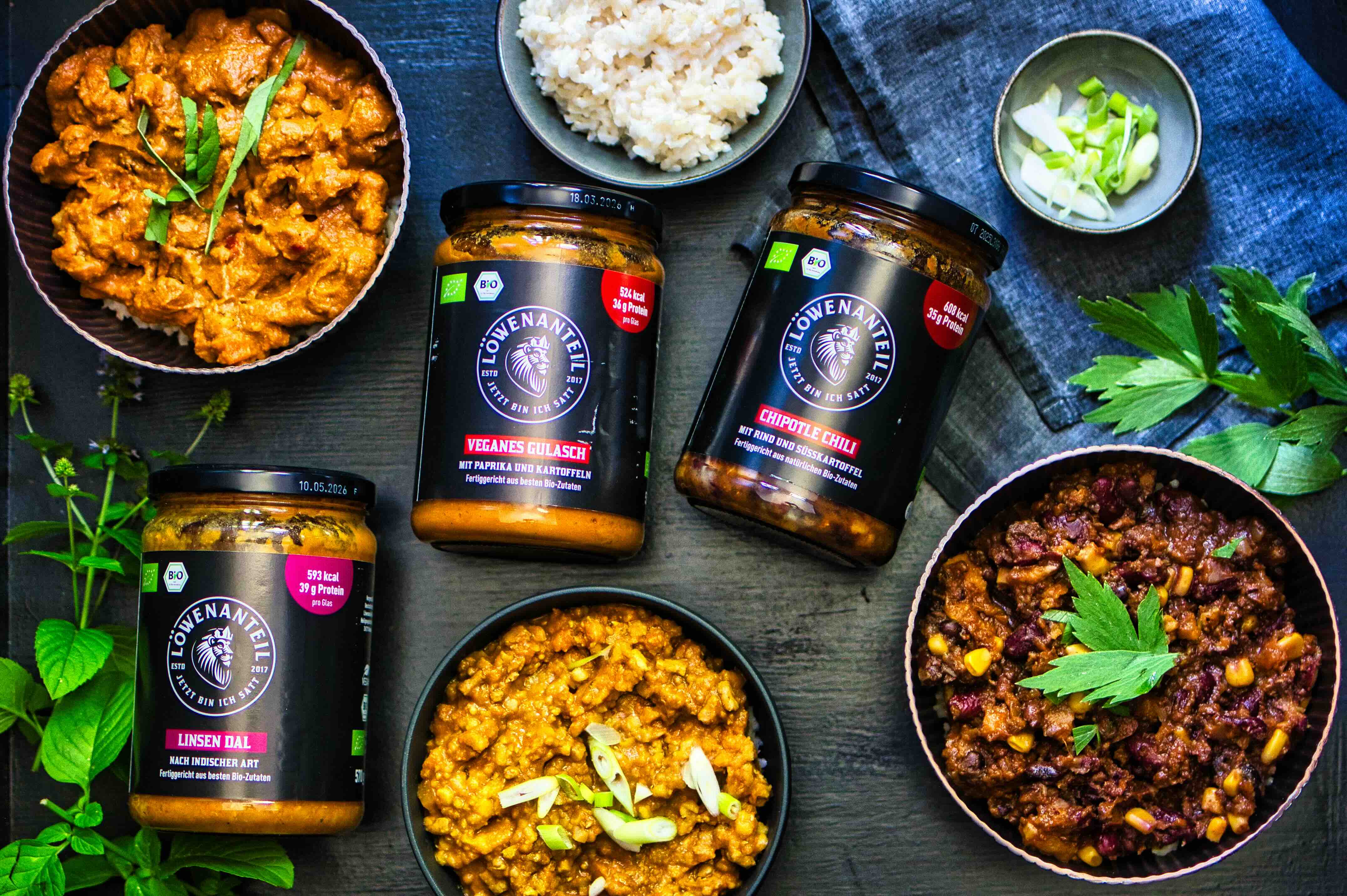 Chili, Dal und Gulasch von Löwenanteil