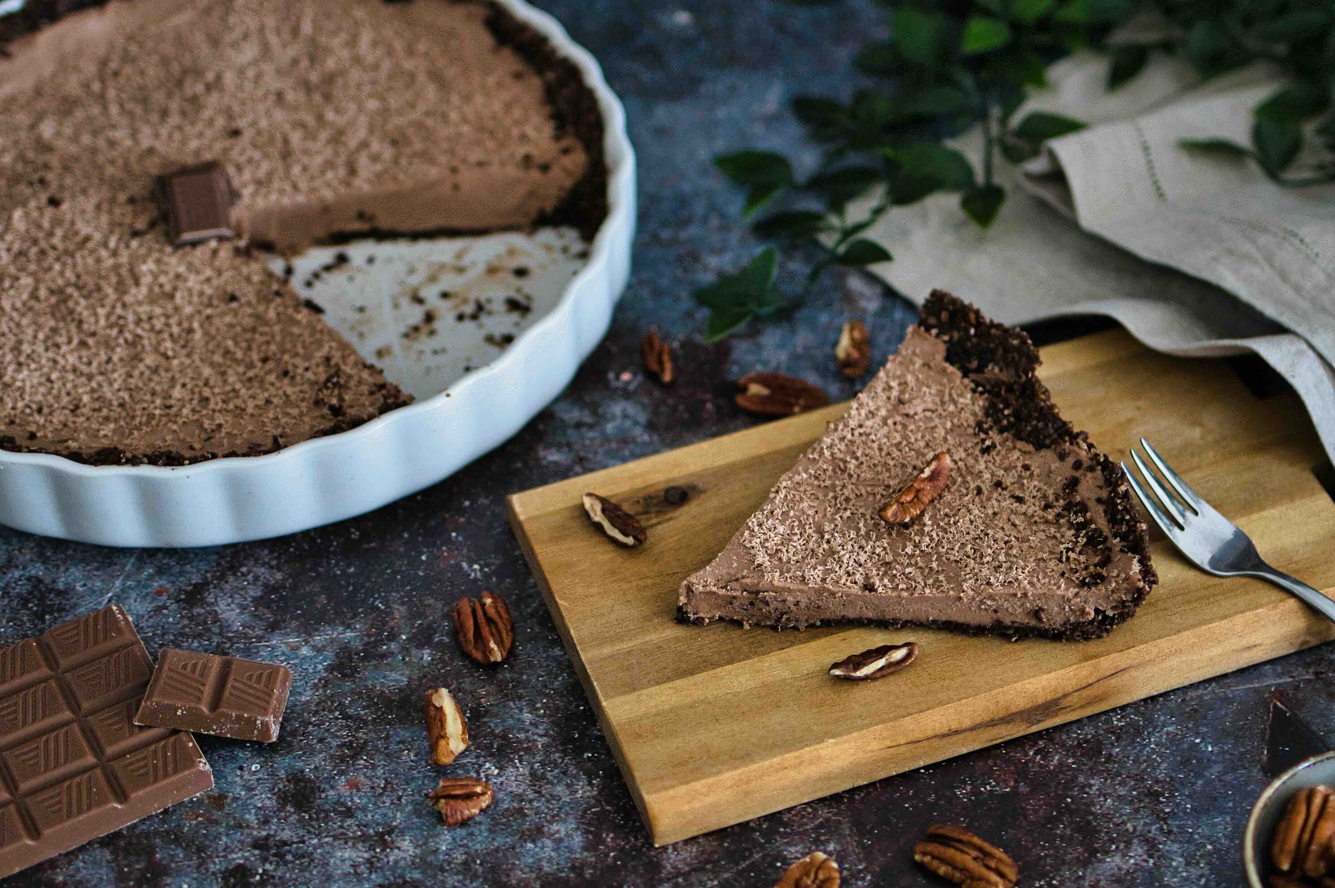 Rezept: Vegane Schokoladen-Mousse-Tarte | MARVINSFITNESSBLOG Rezept: Vegane Schokoladen-Mousse-Tarte | MARVINSFITNESSBLOG