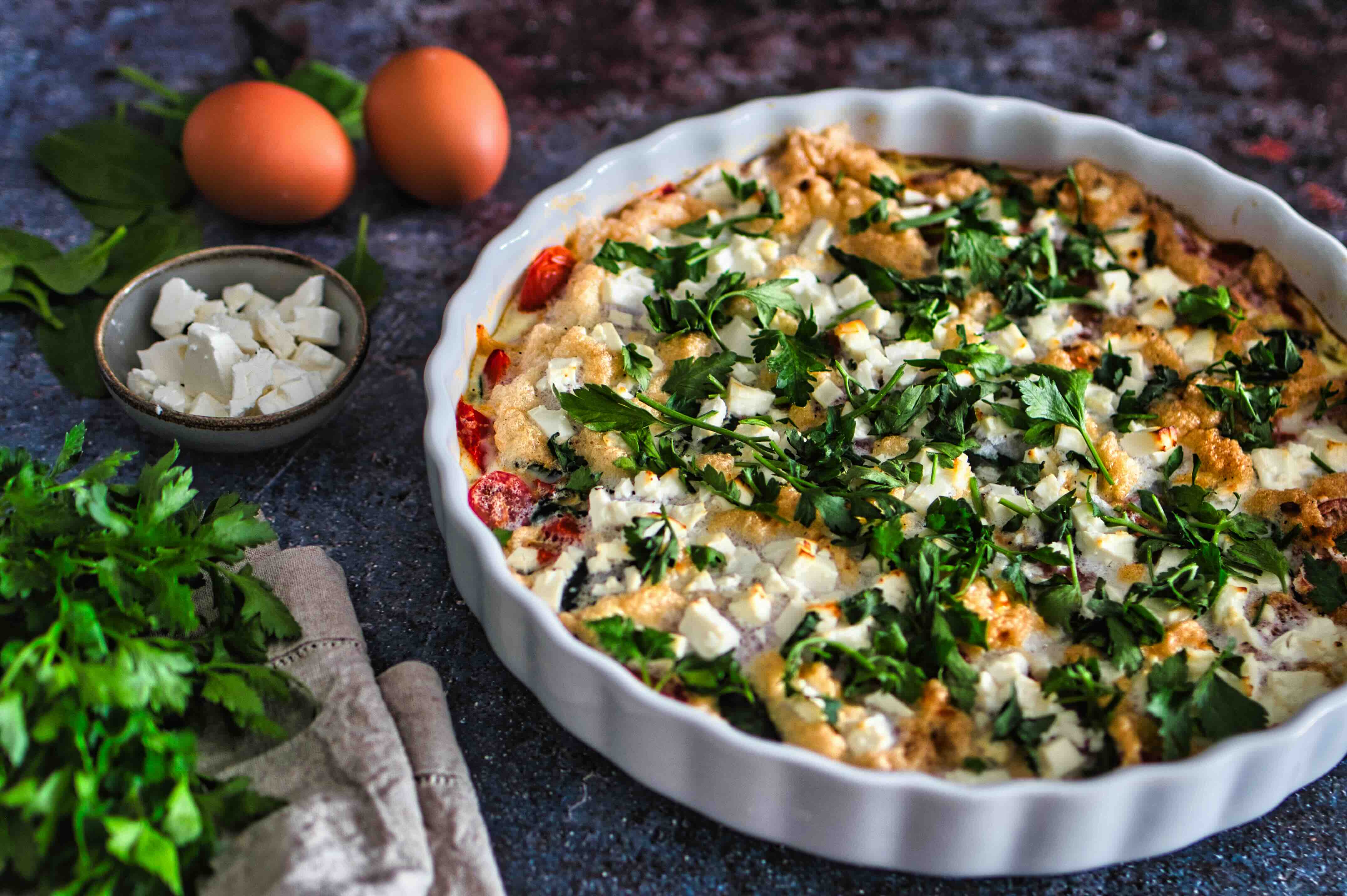 Rezept: Proteinreiche Eiweiß-Frittata 4.8 (72)