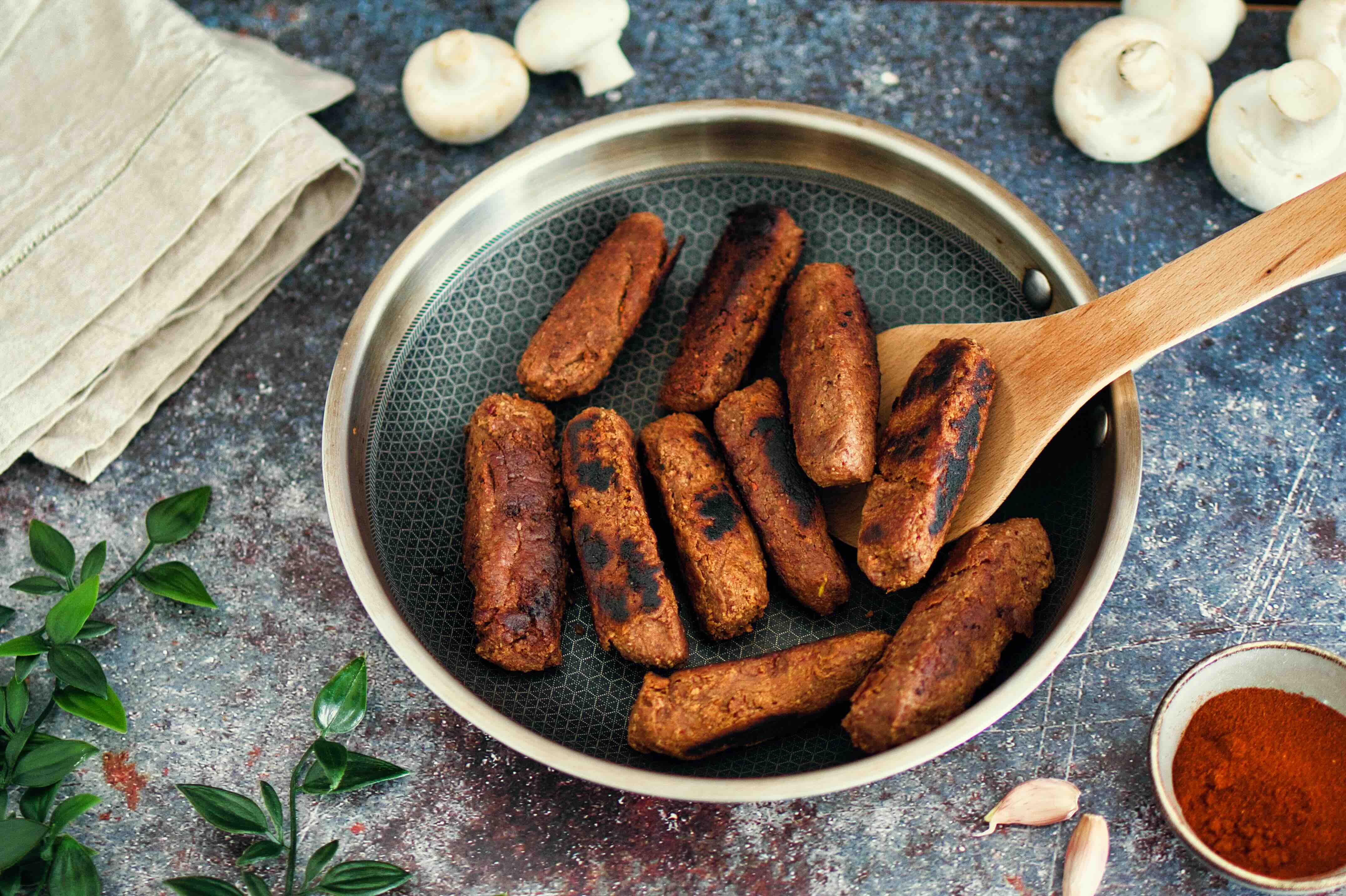 Rezept: Vegane Chorizo-Würstchen 4.6 (67)