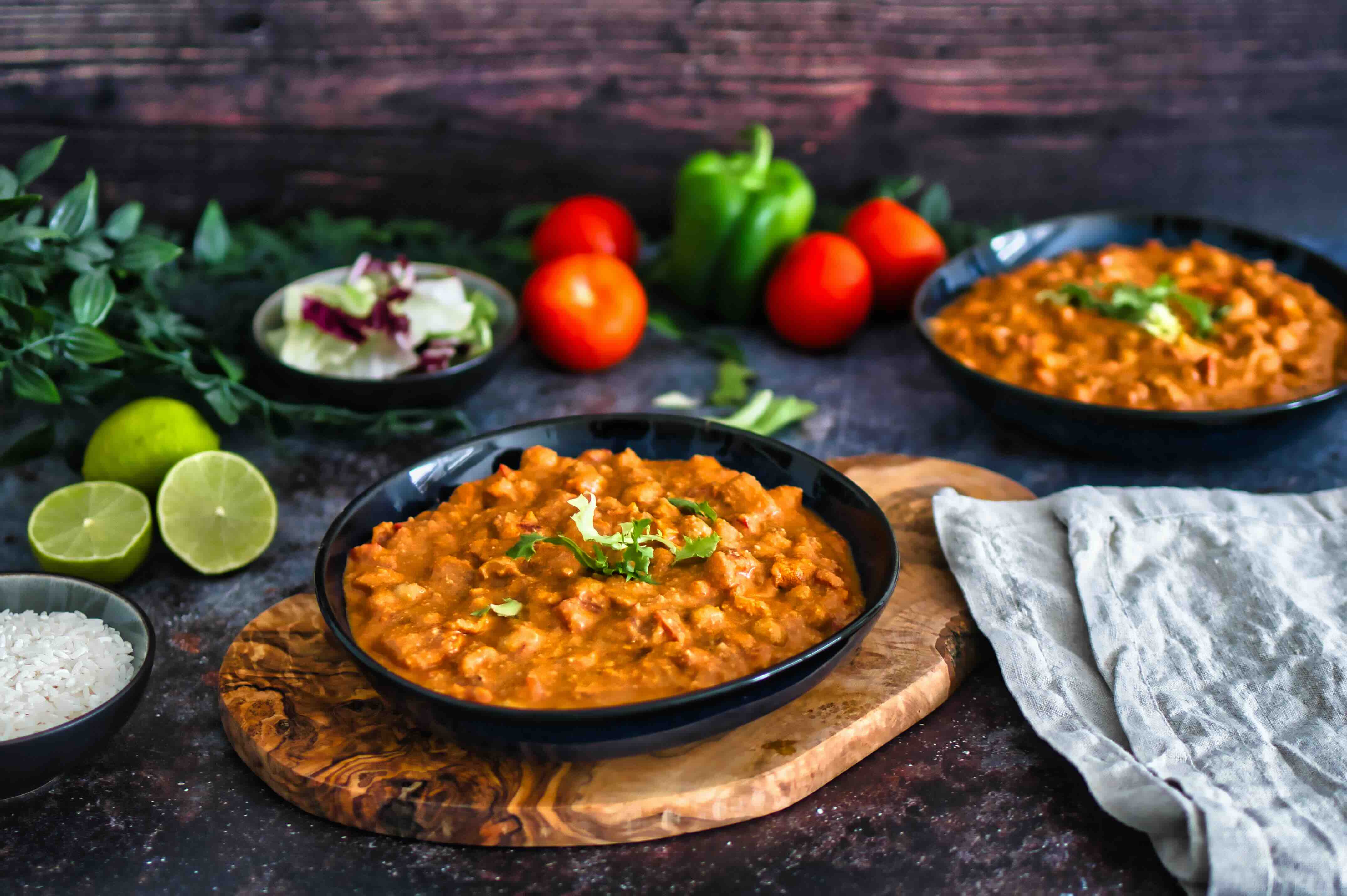 Rezept: Kichererbsen-Tomaten-Erdnuss-Eintopf 4.8 (43)