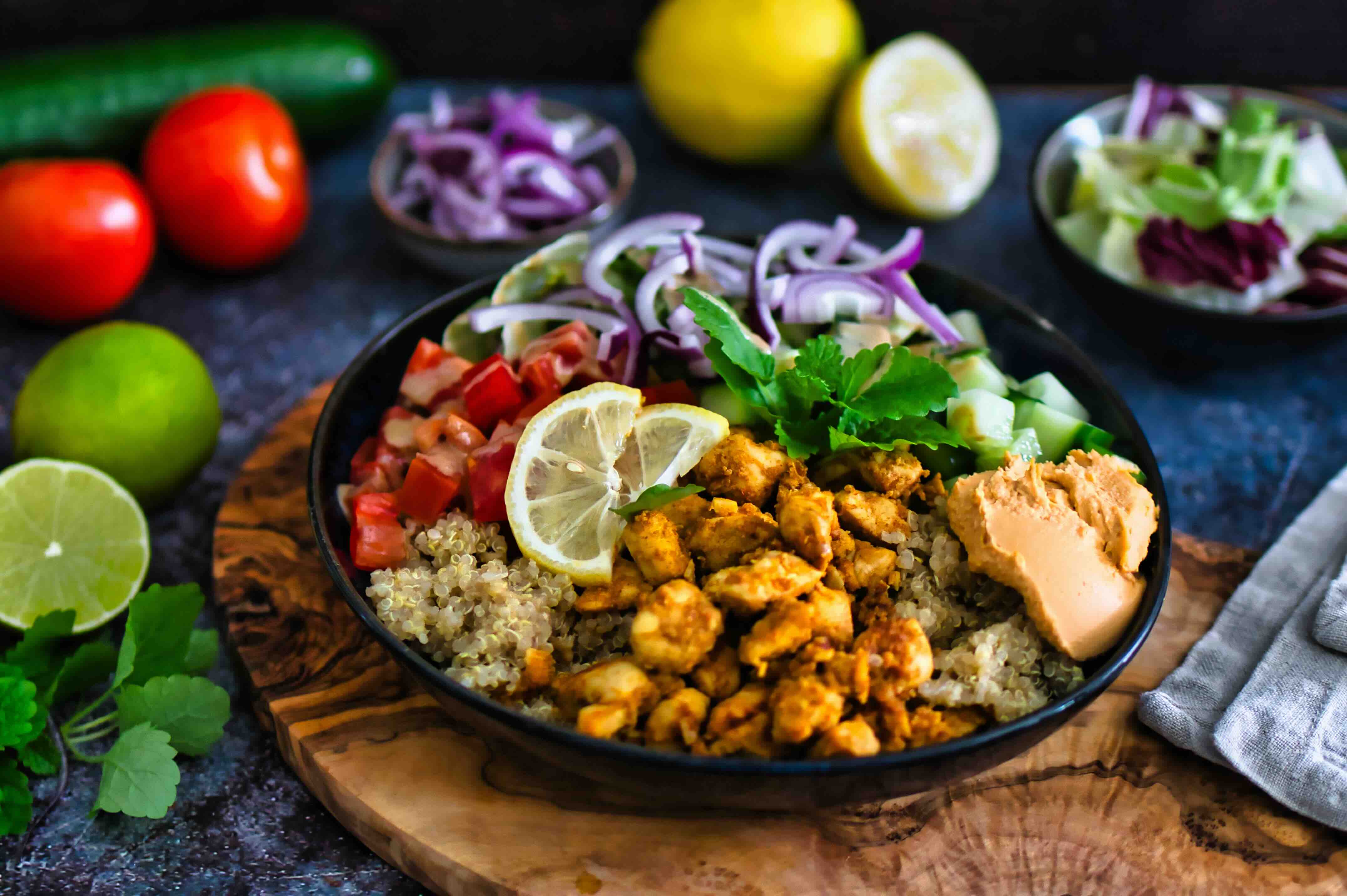 Rezept: Hähnchen-Shawarma-Bowl 4.9 (51)