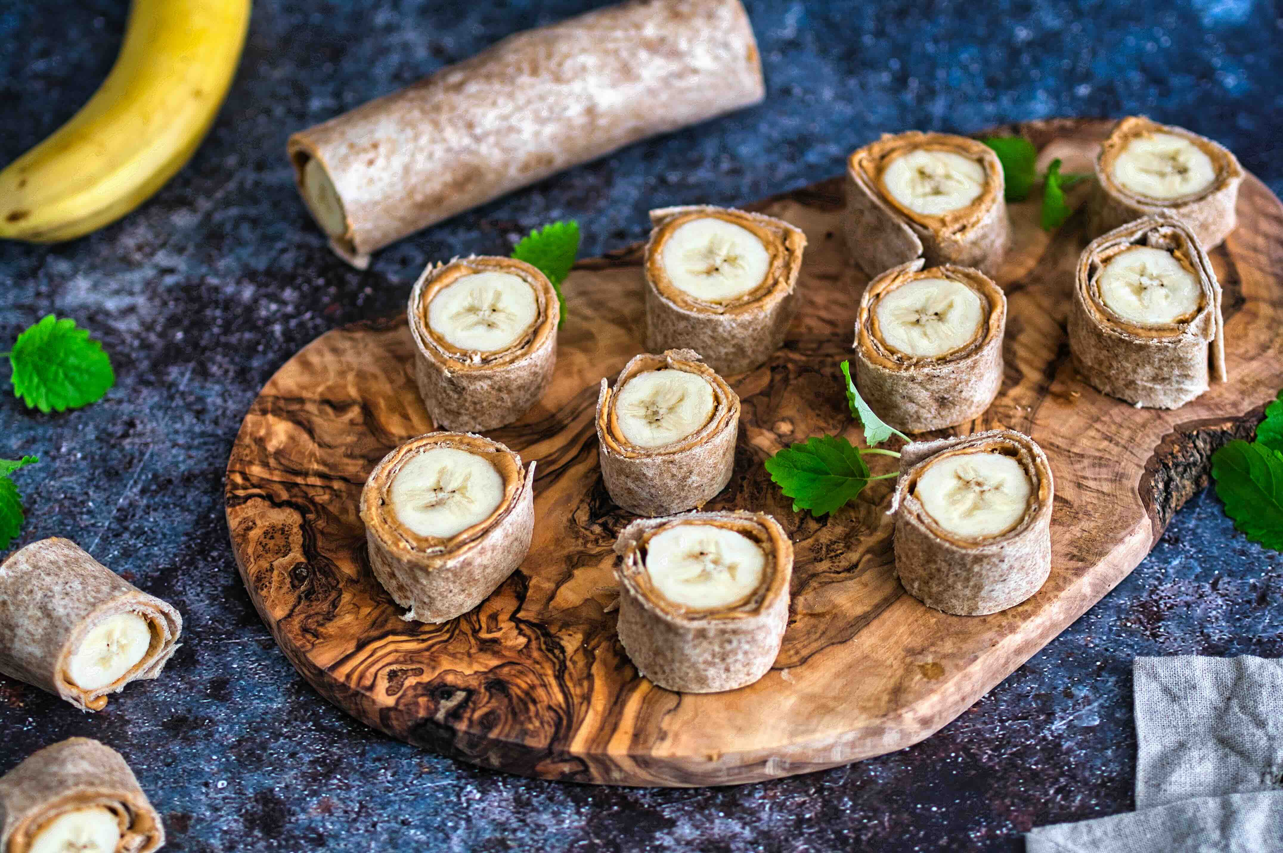 Rezept: Süße Bananen-Sushi-Rollen 4.8 (81)