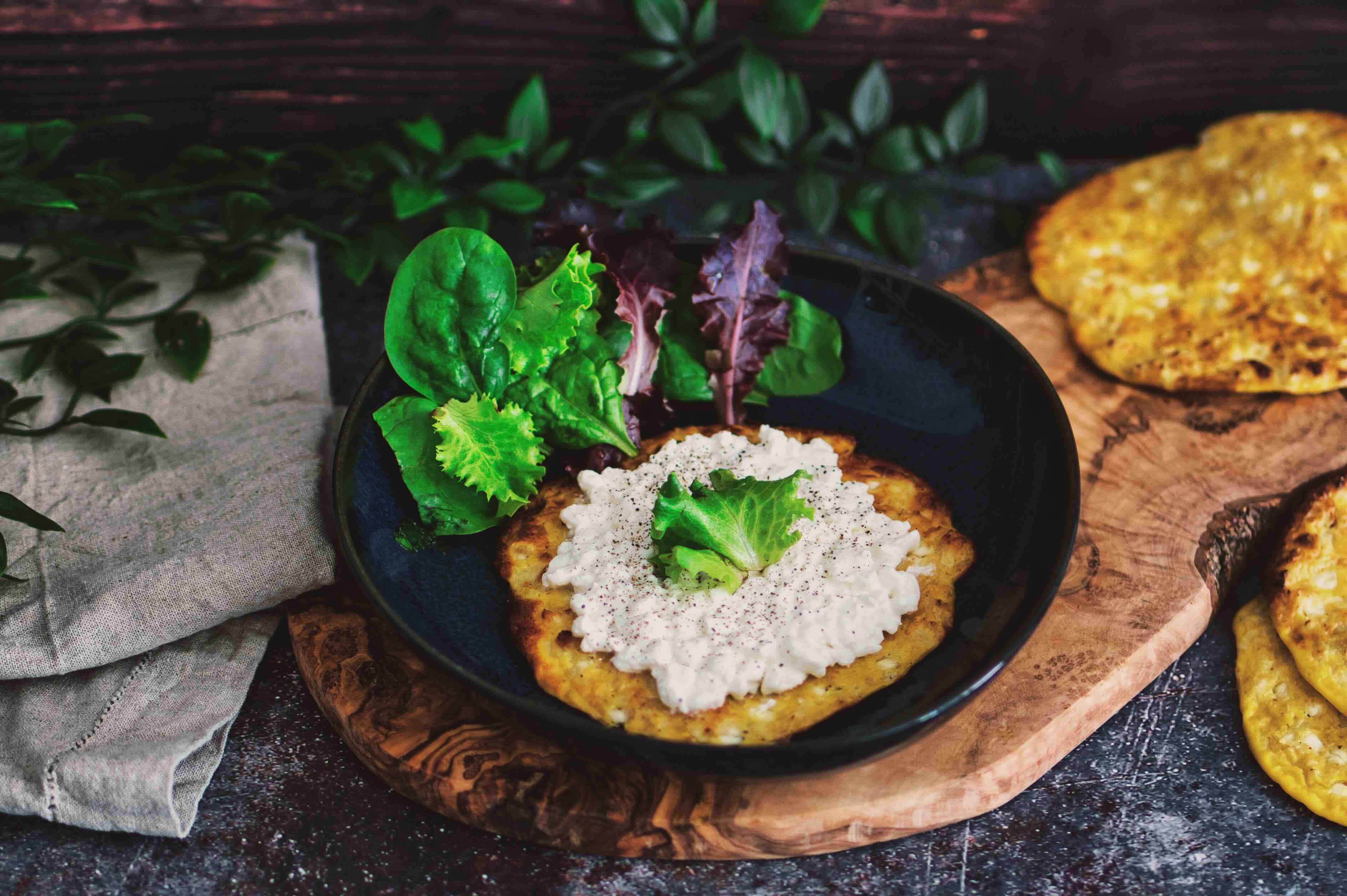 Rezept: Low-Carb Blumenkohl-Fladen 4.7 (59)