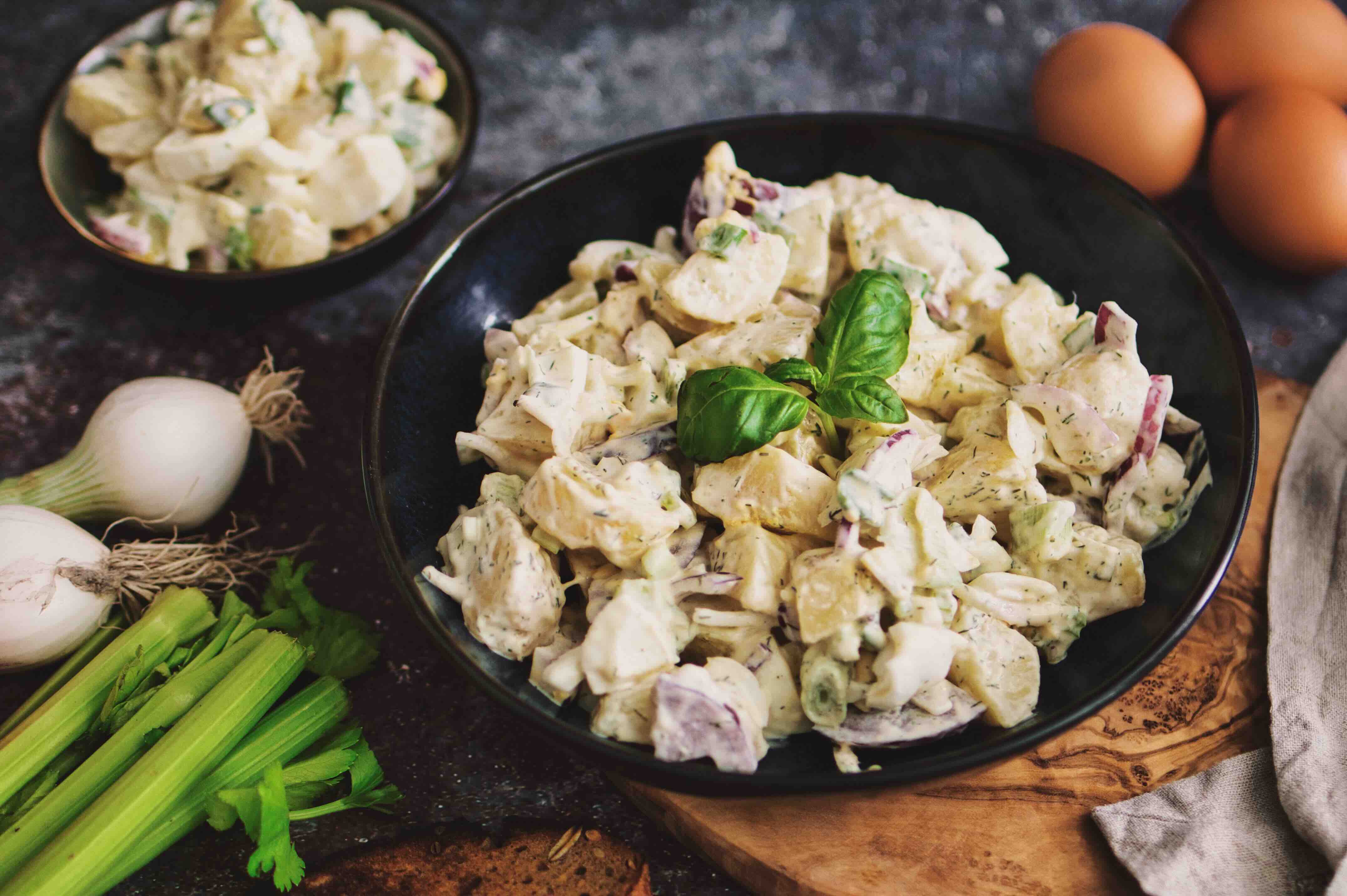 Rezept: Low Carb Blumenkohl-Kartoffelsalat 4.1 (54)