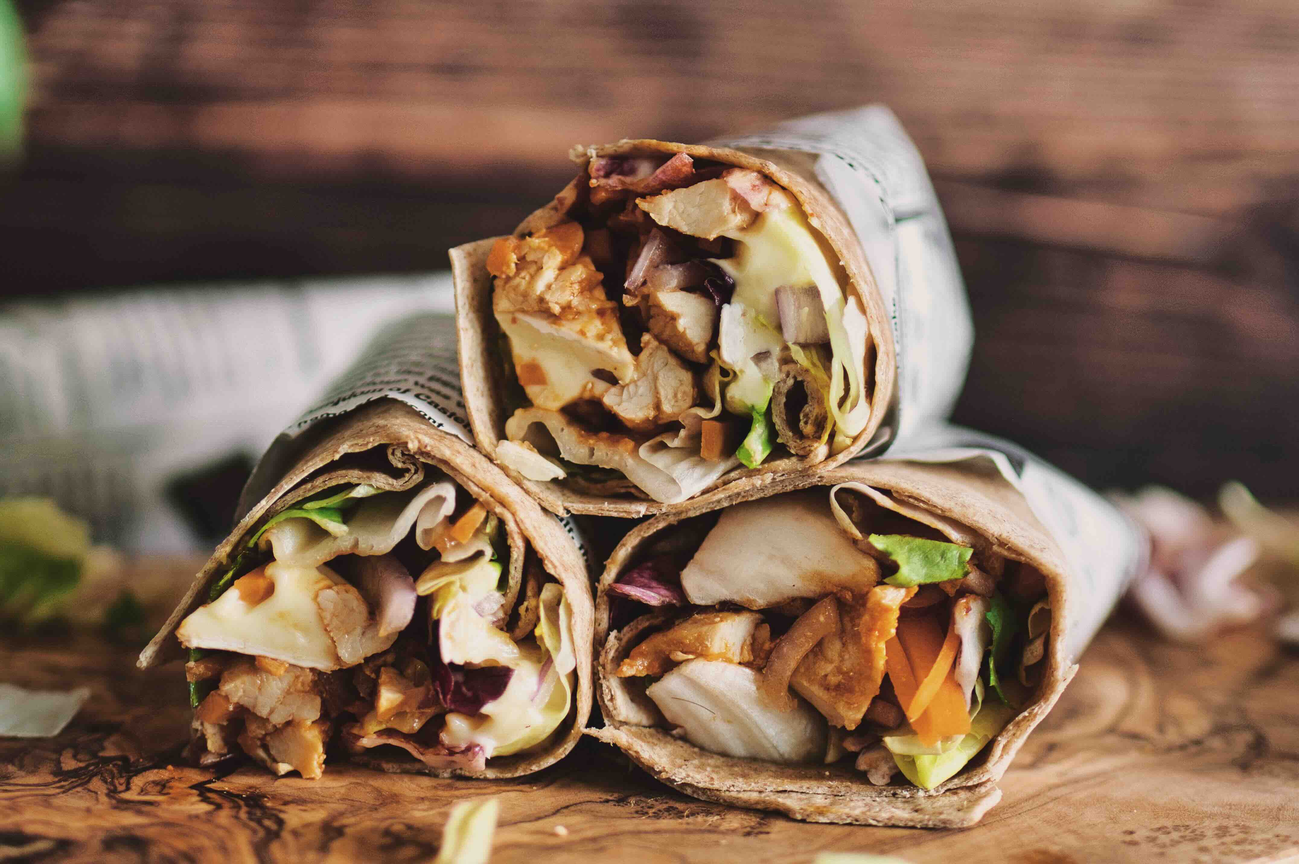 Rezept: Buffalo-Chicken-Wraps 4.7 (46)