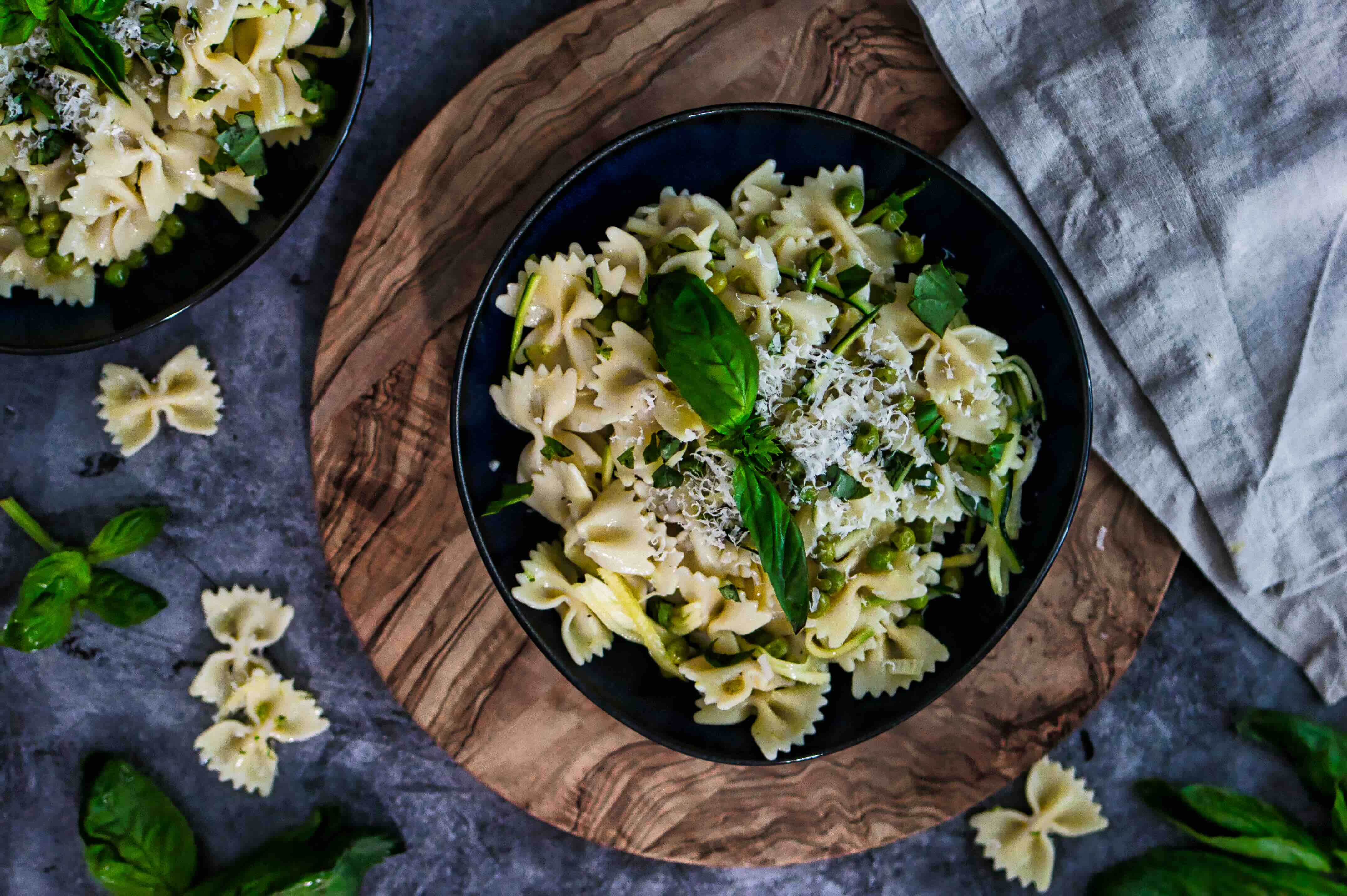 Rezept: Zitronen-Basilikum-Nudelsalat