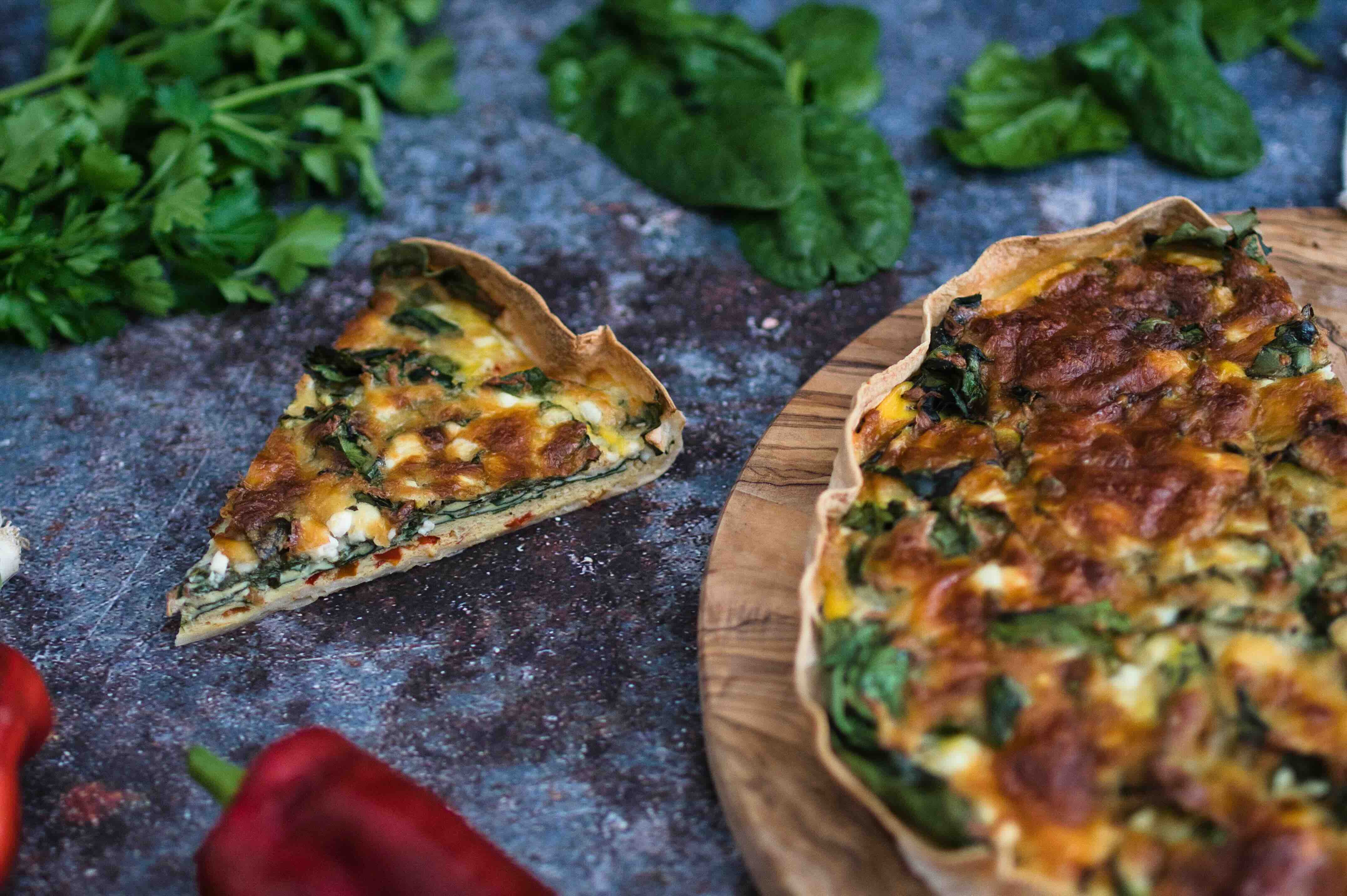Rezept: High-Protein Tortilla Quiche
